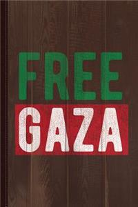 Free Gaza Palestine Journal Notebook