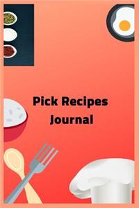 Pick Recipes Journal