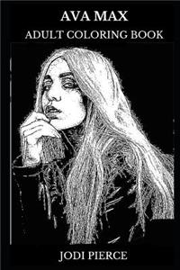Ava Max Adult Coloring Book