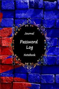 Journal Password Logbook Notebook: Red Bricks Wall, Personal Internet Address Log Book, Web Site Password Organizer, Record Passwords, Password Keeper, Online Organizer, Tracking Protect Usernames, Web Addresses Directory, 120 Pages 6