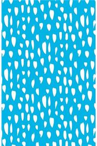 Journal Notebook Abstract Splashes In Blue