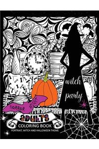 Horror Night Adults coloring book