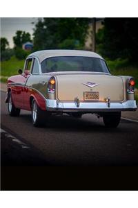 Bullet Journal 57 Chevy Cover: 140 Page 8x10 Dot Grid Notebook Journal Diary