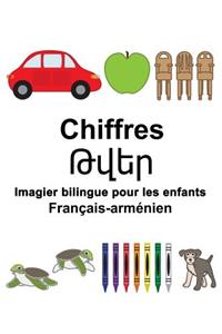 Français-Arménien Chiffres Imagier bilingue pour les enfants