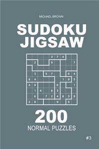 Sudoku Jigsaw - 200 Normal Puzzles 9x9 (Volume 3)