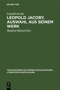 Leopold Jacoby, Auswahl Aus Seinem Werk