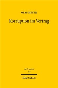 Korruption im Vertrag