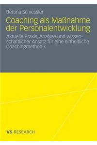 Coaching ALS Maßnahme Der Personalentwicklung