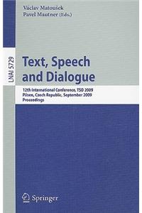 Text, Speech and Dialogue