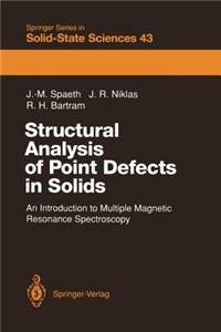 Structural Analysis of Point Defects in Solids