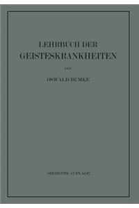 Lehrbuch Der Geisteskrankheiten