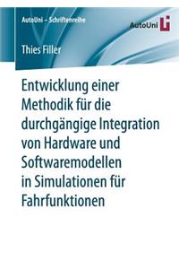 Entwicklung Einer Methodik Für Die Durchgängige Integration Von Hardware Und Softwaremodellen in Simulationen Für Fahrfunktionen