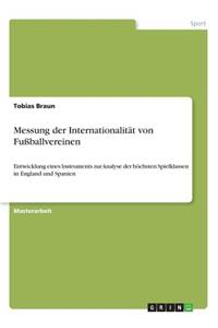 Messung der Internationalität von Fußballvereinen