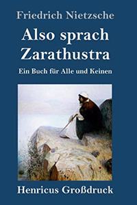 Also sprach Zarathustra (Großdruck)