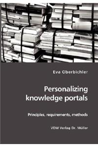 Personalizing knowledge portals