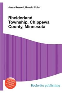 Rheiderland Township, Chippewa County, Minnesota