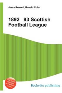 1892 93 Scottish Football League