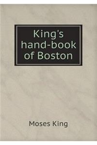 King's Hand-Book of Boston