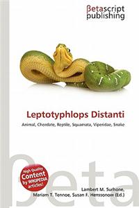Leptotyphlops Distanti