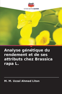 Analyse génétique du rendement et de ses attributs chez Brassica rapa L.