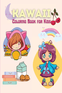 Kawaii Coloring Book for Kids