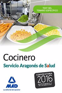 Cocinero del Servicio Aragones de salud. Test del Temario especifico (Spanish Edition)