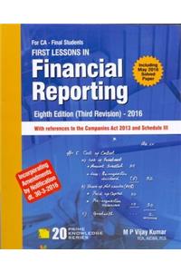 First Lessons In Financial Reporting - CA-Final