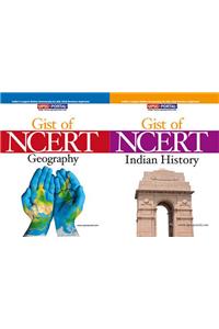Gist of NCERT - Geography / Indian History (Set of 2 Books) 1st Edition