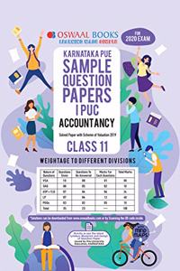 Oswaal Karnataka PUE Sample Question Papers I PUC Class 11 Accountancy Book (March 2020 Exam)