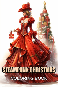 Steampunk Christmas Coloring Book