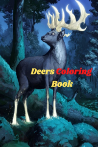 Deers Coloring Book