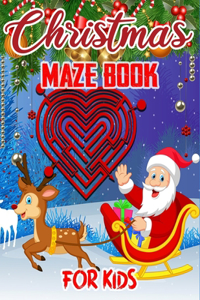 Christmas Maze Book For Kids