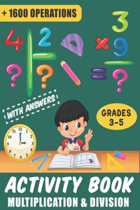 Activity Book - Multiplication & Division with Answers