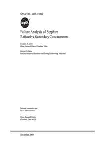 Failure Analysis of Sapphire Refractive Secondary Concentrators