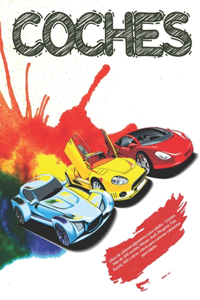 Libro de colorear gigantesco para adulto - Coches. Más de 100 coches