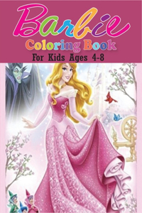 Barbie Coloring Book for Kids Ages 4-8