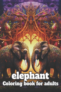 elephant coloring book for adults