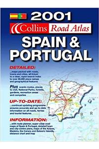 2001 Collins Road Atlas Spain and Portugal