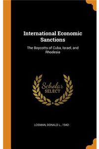 International Economic Sanctions