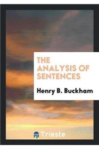 Analysis of Sentences