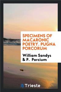 Specimens of Macaronic Poetry