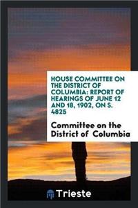 House Committee on the District of Columbia