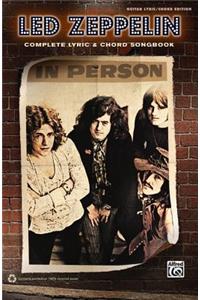 Led Zeppelin: Complete Lyric & Chord Songbook