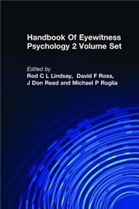 Handbook Of Eyewitness Psychology 2 Volume Set