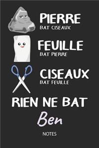 Rien ne bat Ben - Notes