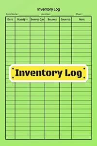Inventory log