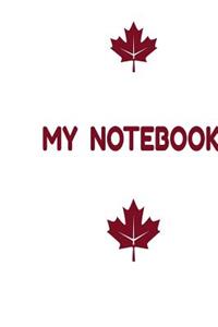 My Notebook.: Composition size (7.5"x 9.25") with lined and blank spaces, ideal for Journal, Doodling, Sketching and Notes.