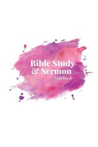 Bible Study and Sermon Notebook