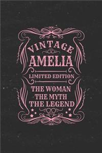 Vintage Amelia Limited Edition the Women the Myth the Legend