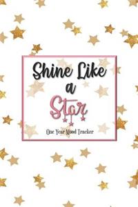 Shine Like a Star One Year Mood Tracker